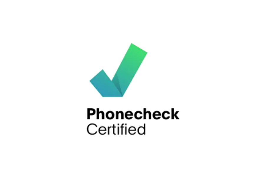 Phonecheck प्रमाणित लोगो